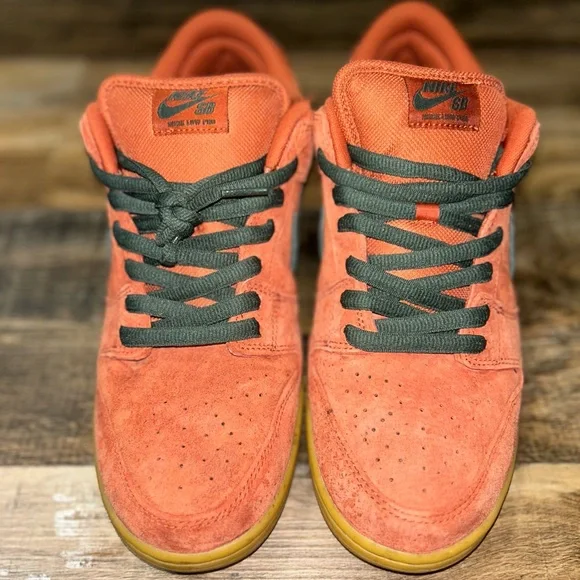 Nike Orange and Green dunk sb’s
